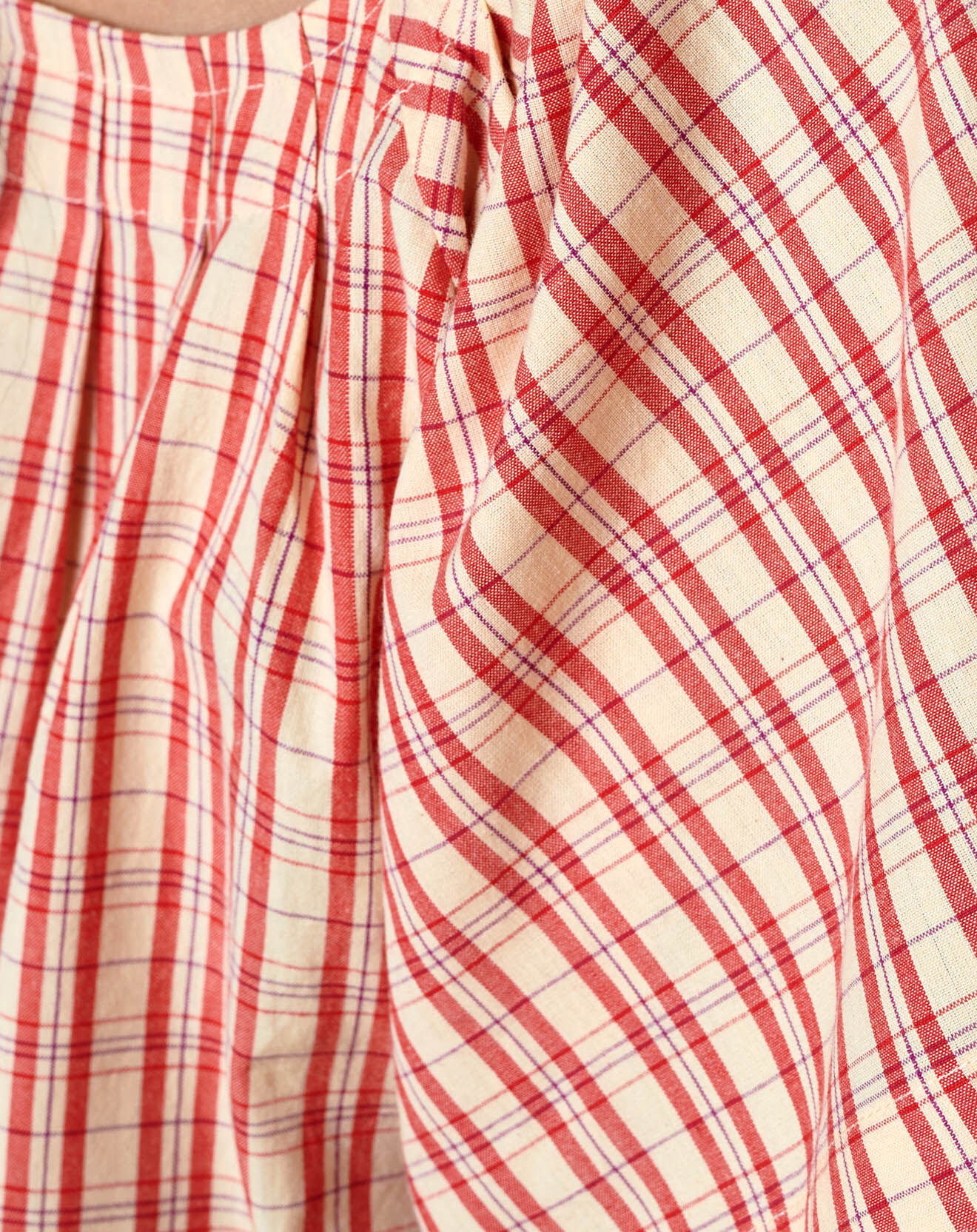 Bellerose Blouse Diata à carreaux  rouge/jaune