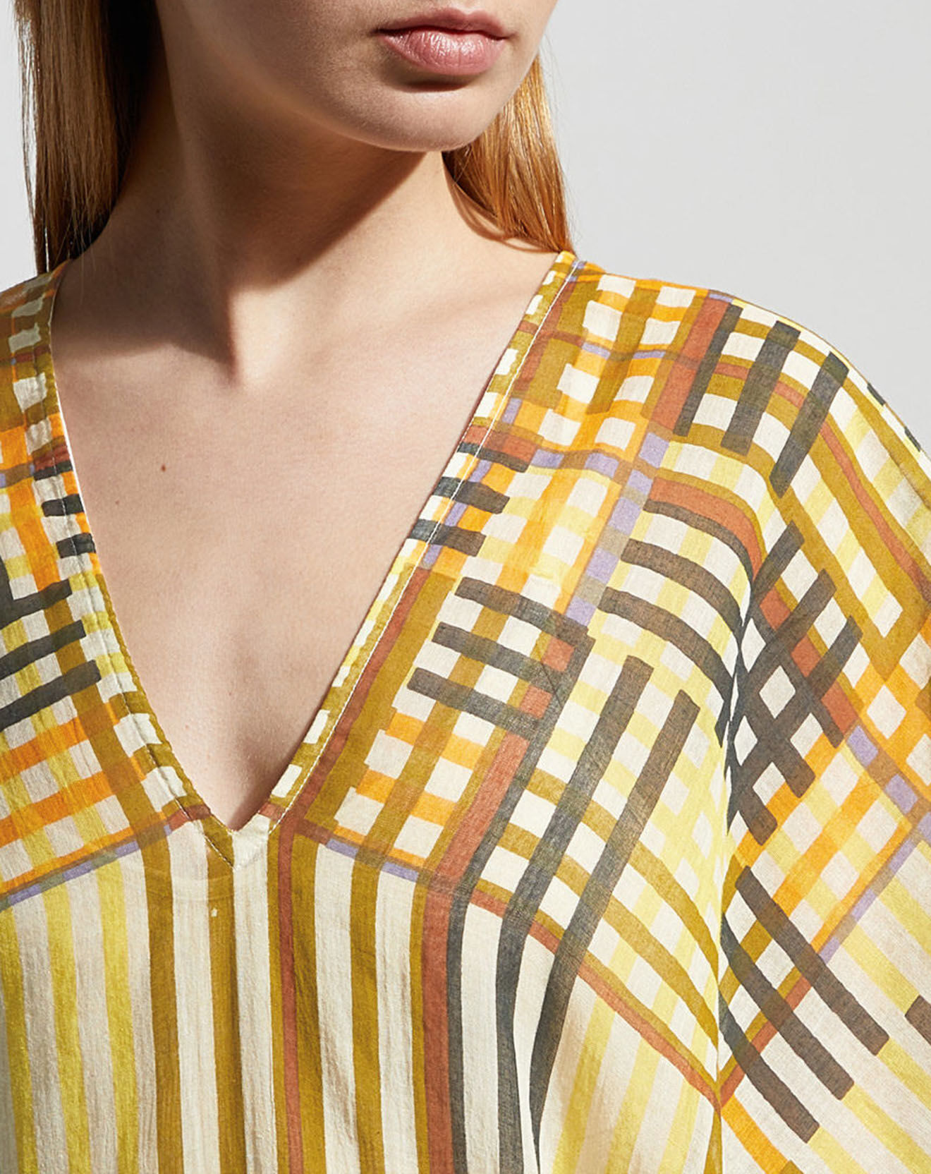 Mapoesie Robe 10% coton bio Elia Arythmique jaune/multicolore