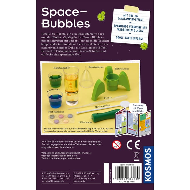 Space Bubbles - Mitbring-Experimente
