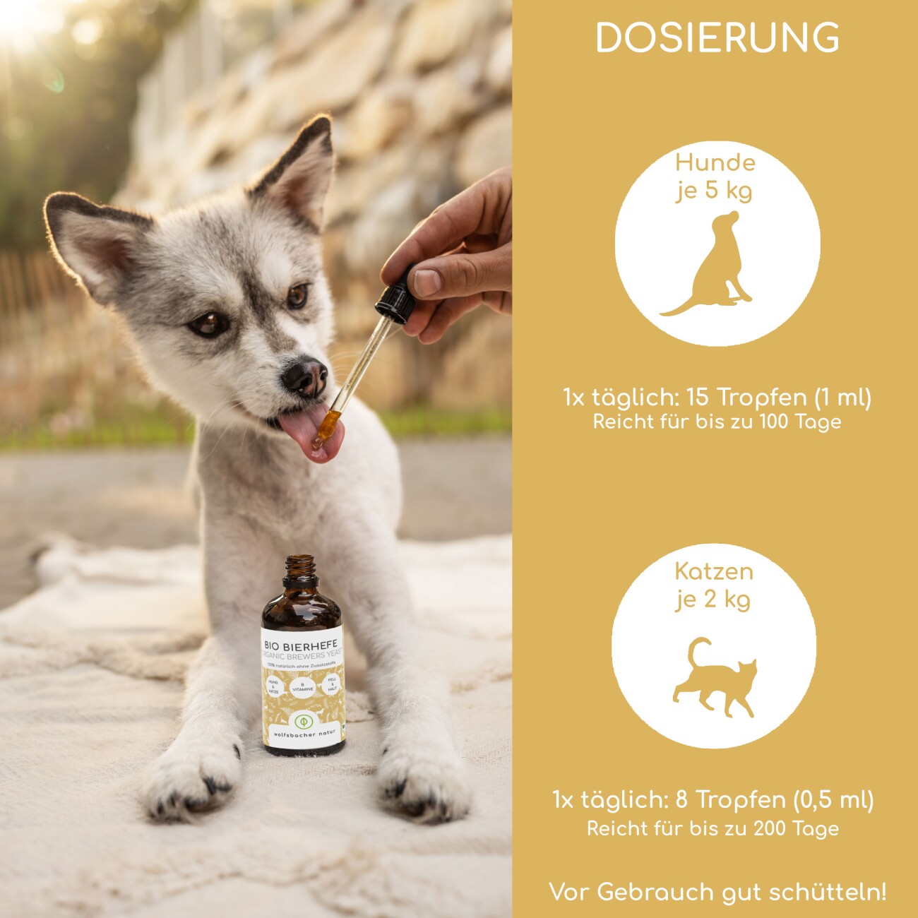 Wolfsbacher Natur Bio Bierhefe 100 ml