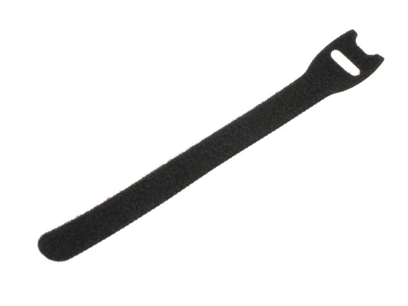 FASTECH Klettkabelbinder ETK-1-1 13 x 150 mm Schwarz, 10 St Kabelmanagement mit Klettverschlusssystem
