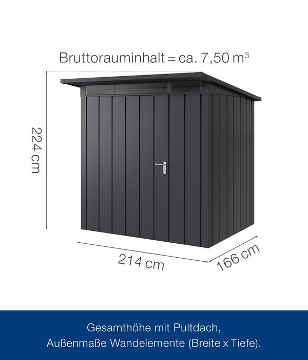 Hörmann Metallgerätehaus Juno JPD4 M-Sk