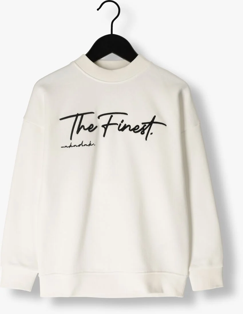 NIK & NIK witte nik & nik trui finest sweatshirt