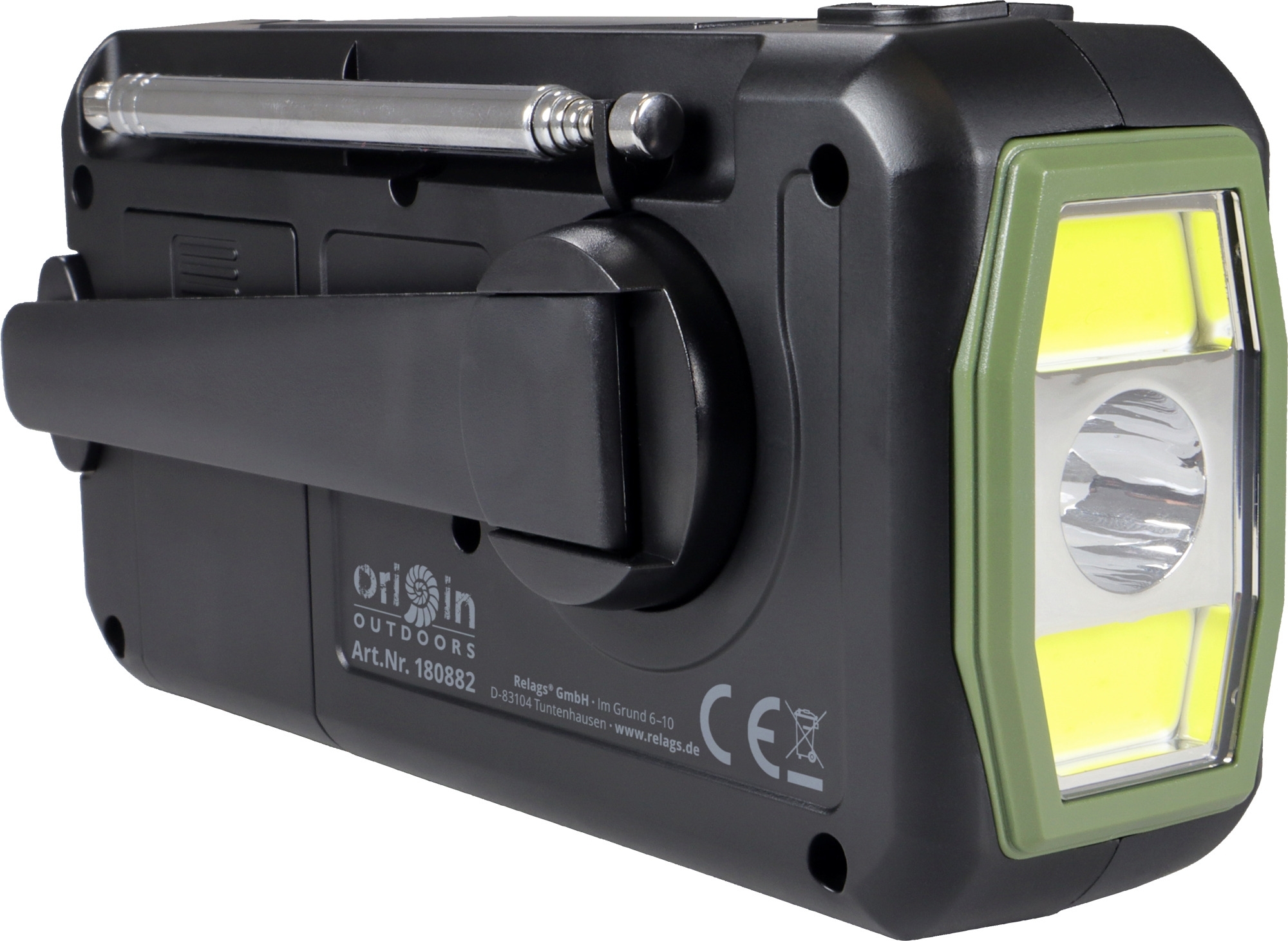 Origin Outdoors Multi Kurbelradio 4000 mAh grün