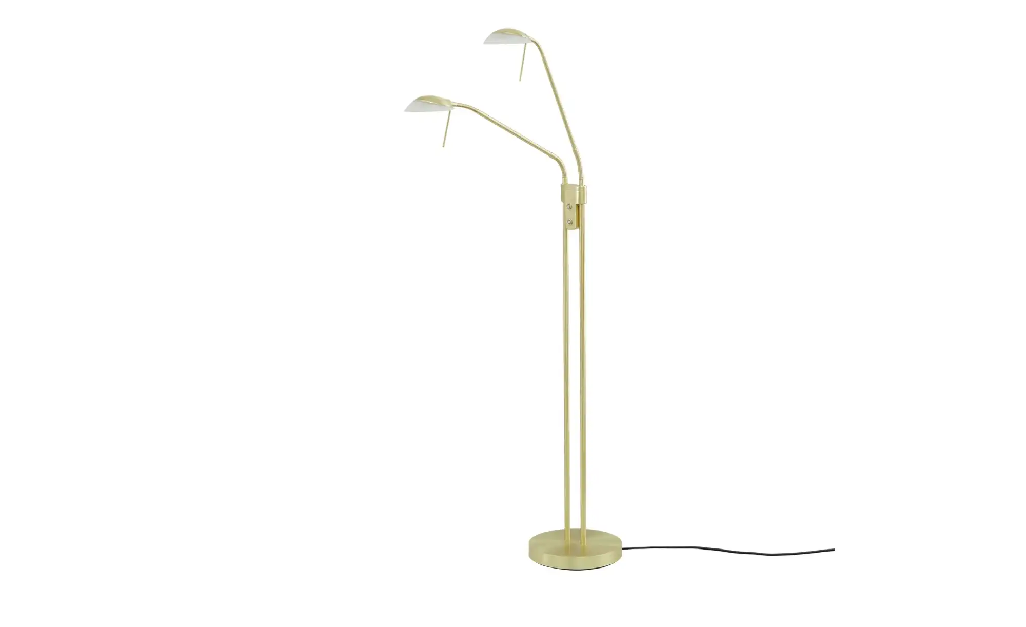 Fischer-Honsel LED-Lese-Leuchte 2-flammig, messing-matt