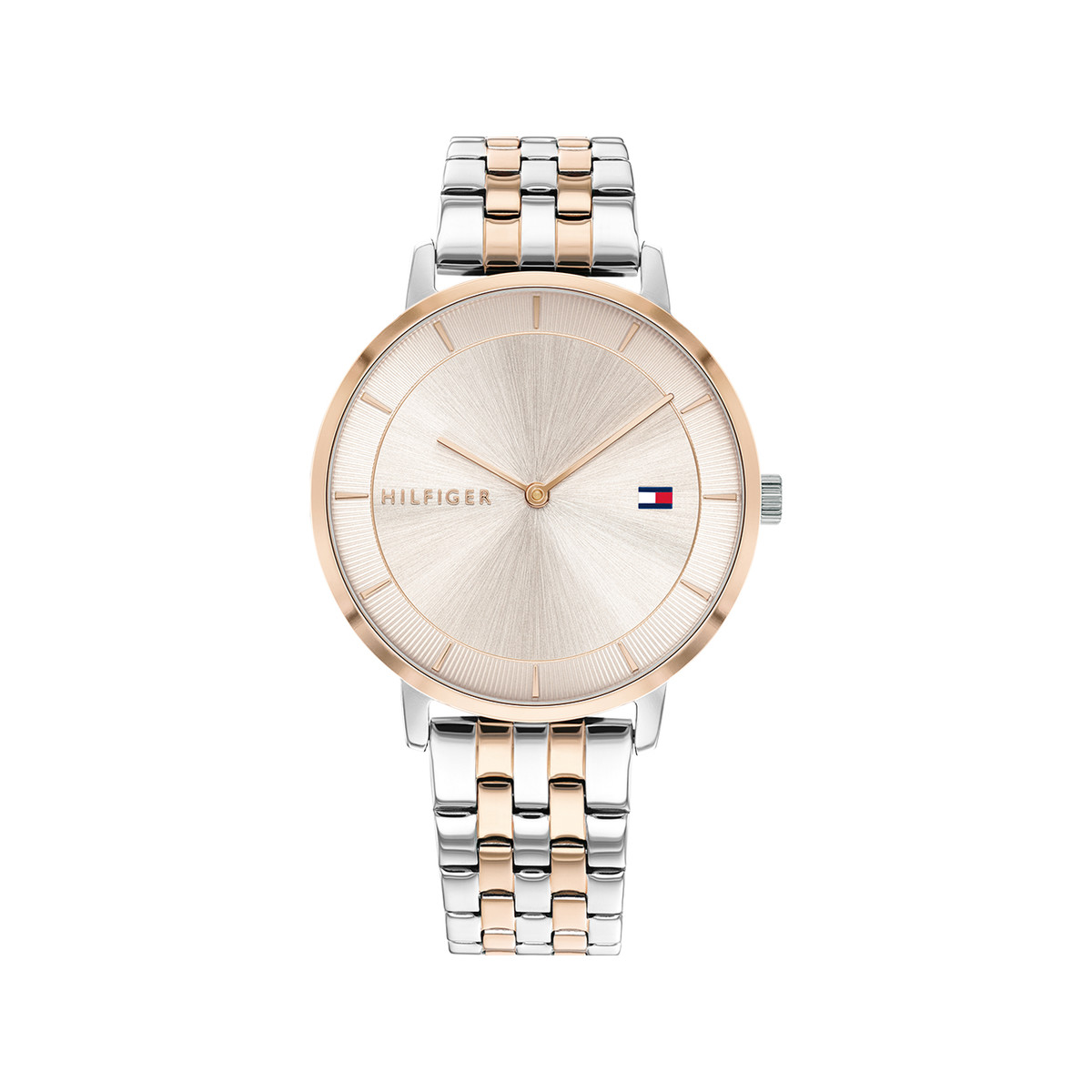 Montre Tommy Hilfiger femme acier bicolore rose