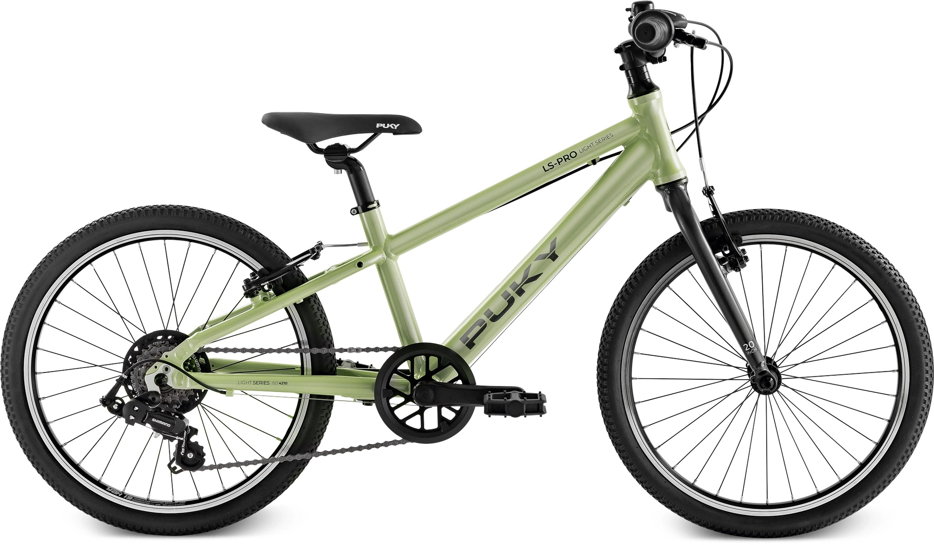 Puky LS-Pro 20-7 alu. børnecykel grøn/anthrazit