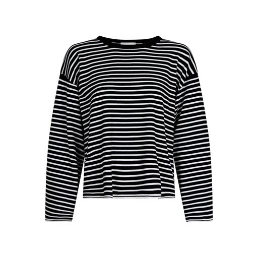 Neo Noir Enna Stripe Knit Bluse, Sort/Hvid, 36