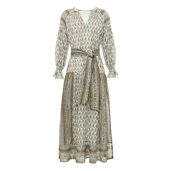 Boteh Robe Maxi Beso | Blanc