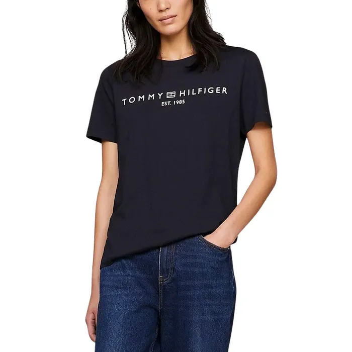 Tommy Hilfiger Regular Corp Logo Shirt Dames