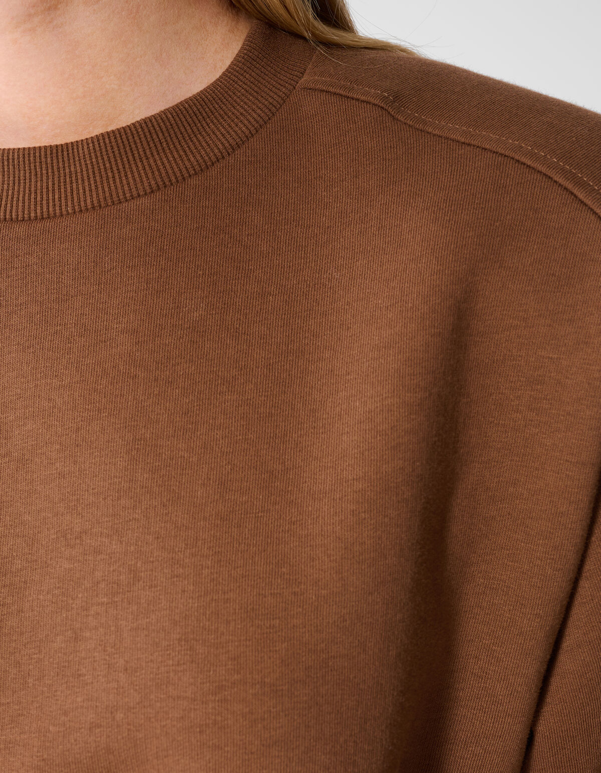 Oversized Sweat T-shirt Bruin