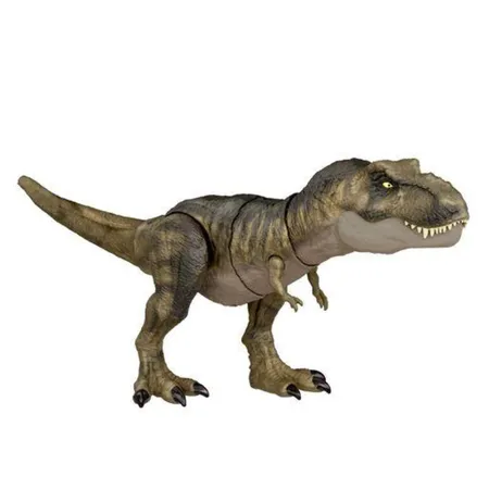 Mattel Jurassic World Thrash ’N Devour Tyrannosaurus Rex, ca. 55 cm lang und ca. 22 cm hoch
