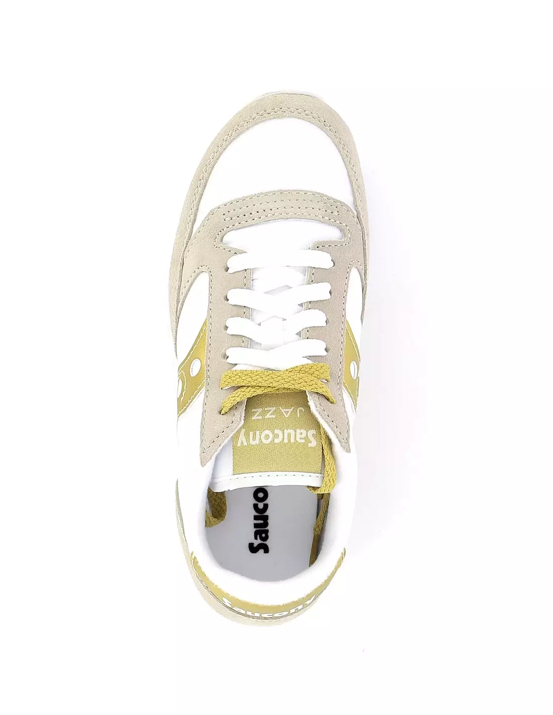 SAUCONY JAZZ - Baskets WHITE/GOLD