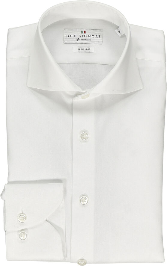 Due Signori CAH 04044-1513223 - NON IRON TWILL White