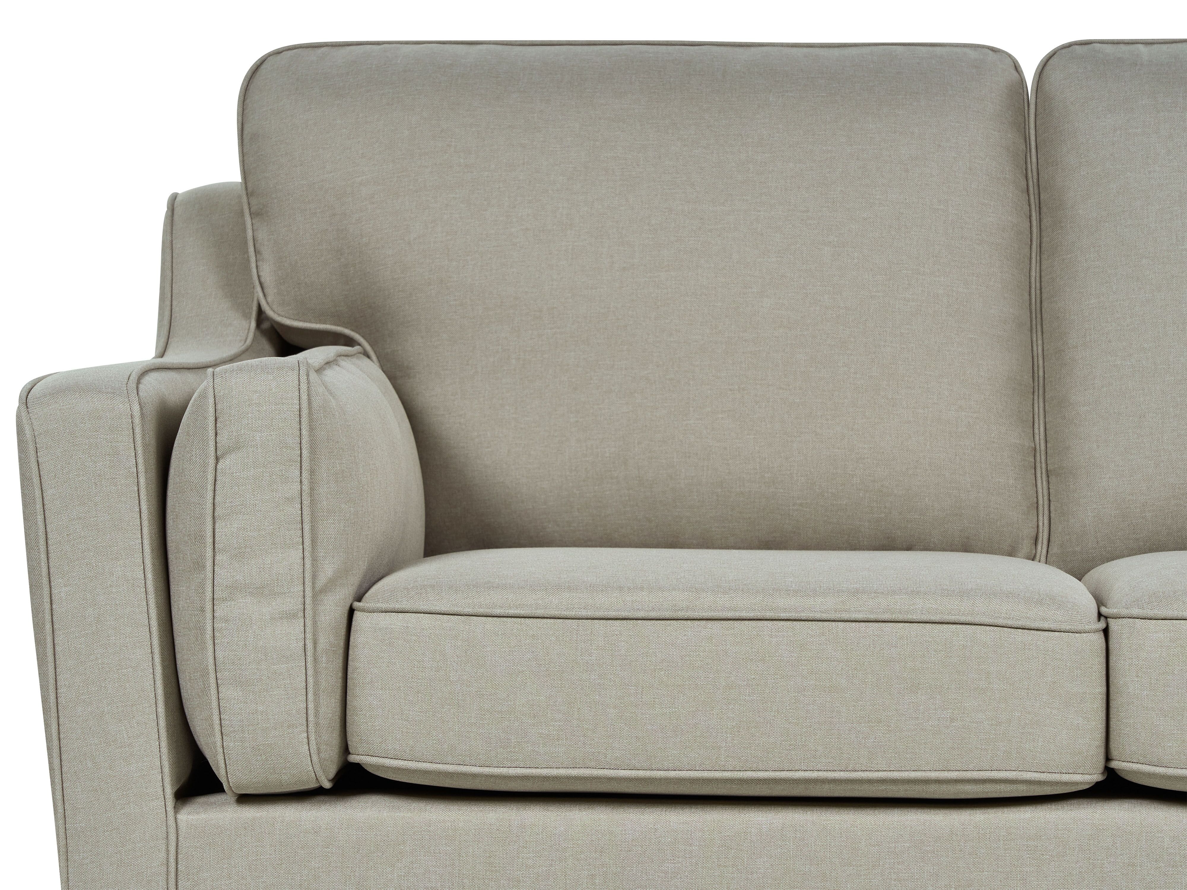 Bank 3-zits LOKKA Stof Beige