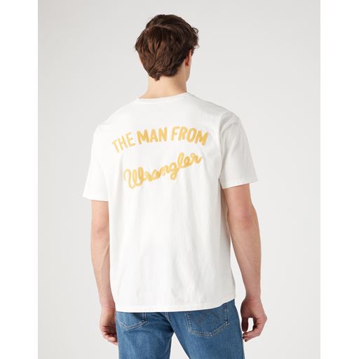 Wrangler Atg Slogan T-shirt, Worn White, XXL