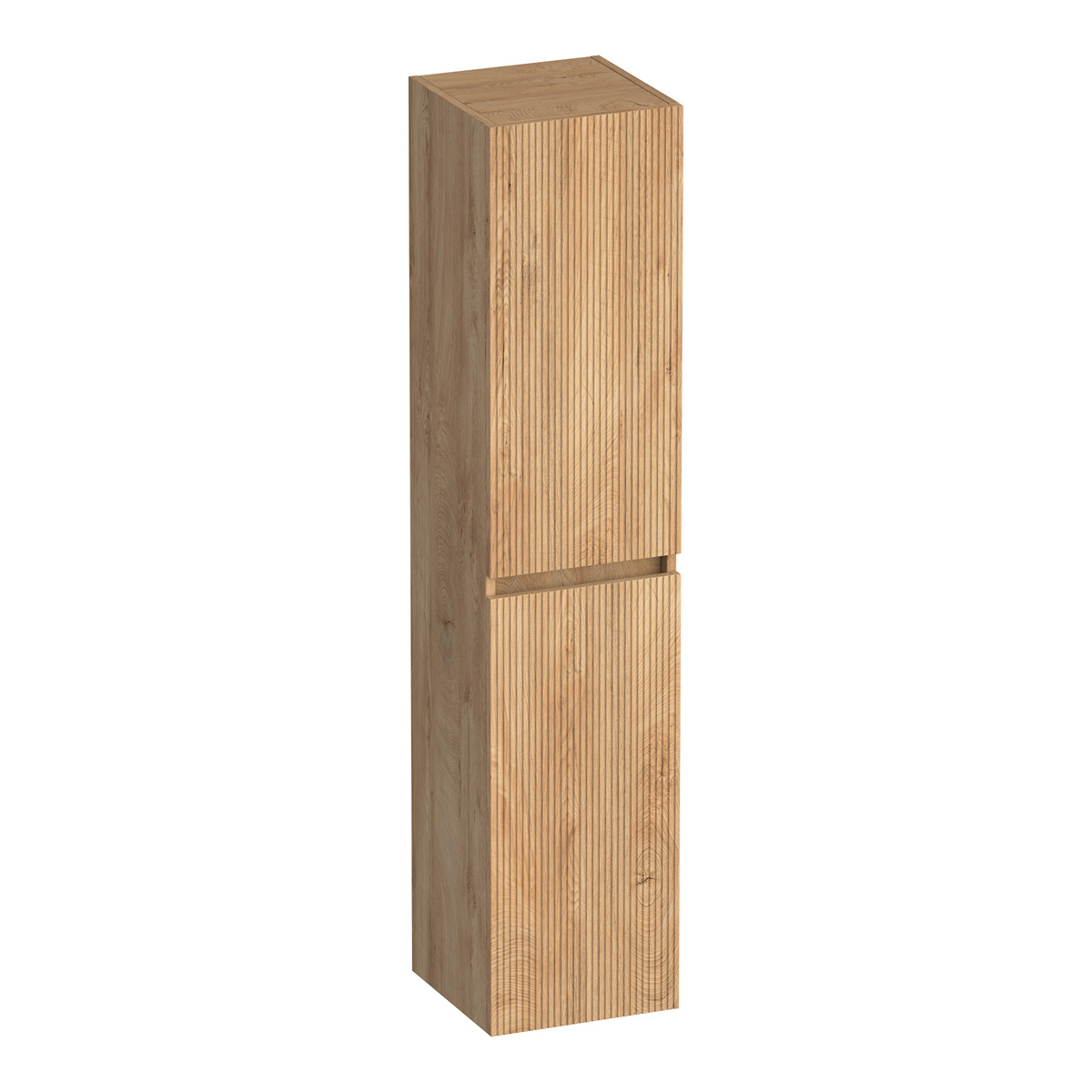 Brauer Joy Wavy hoge kast ribbelfront 160cm forest tan