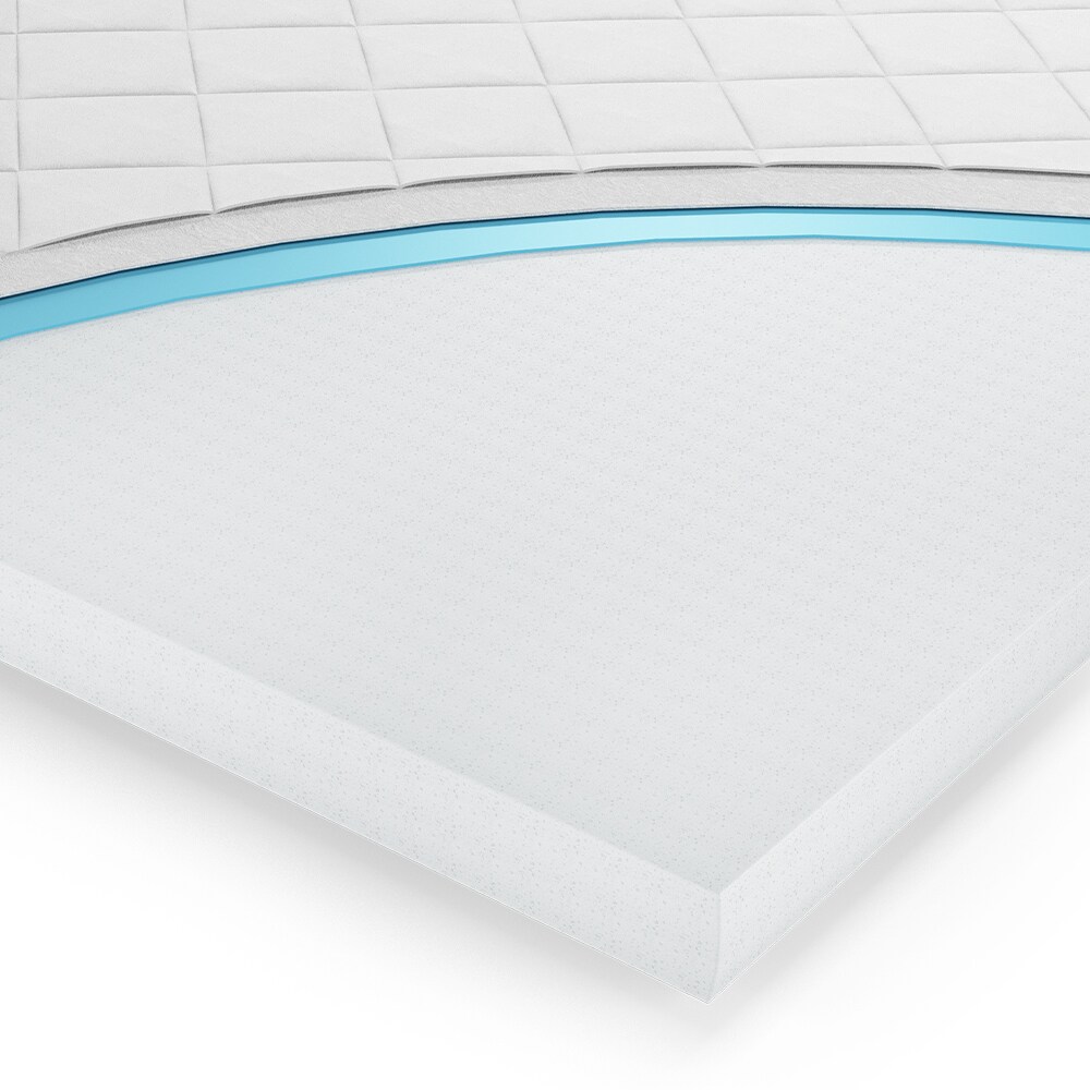 VitaliSpa Komfortschaum Topper Matratzenauflage 160x200cm Matratzentopper 6cm