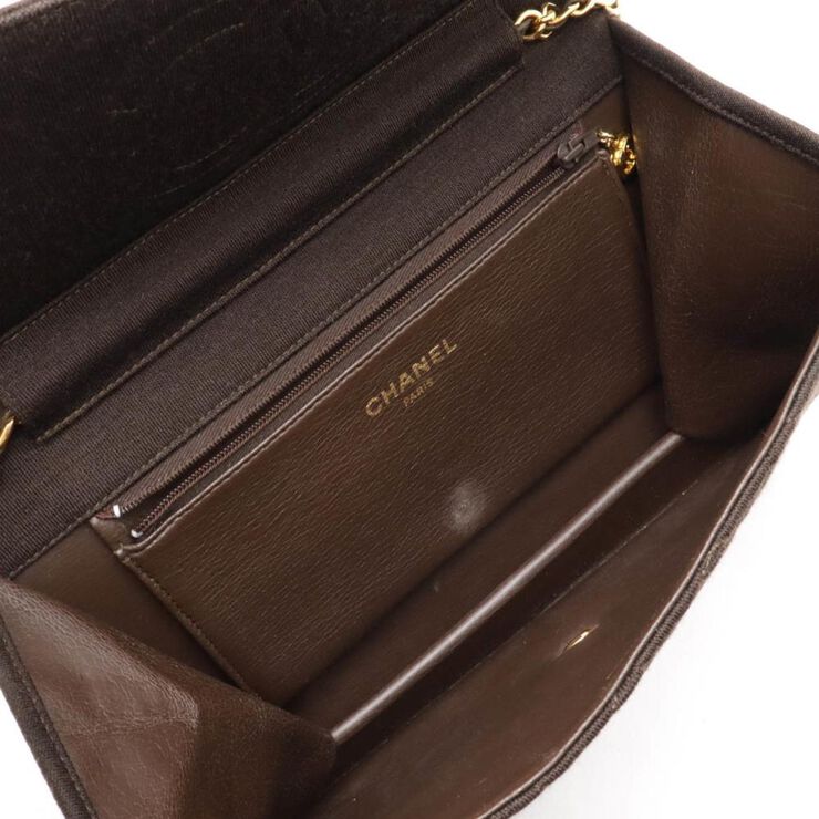 Chanel Vintage Chanel Shoulder Bag Brown