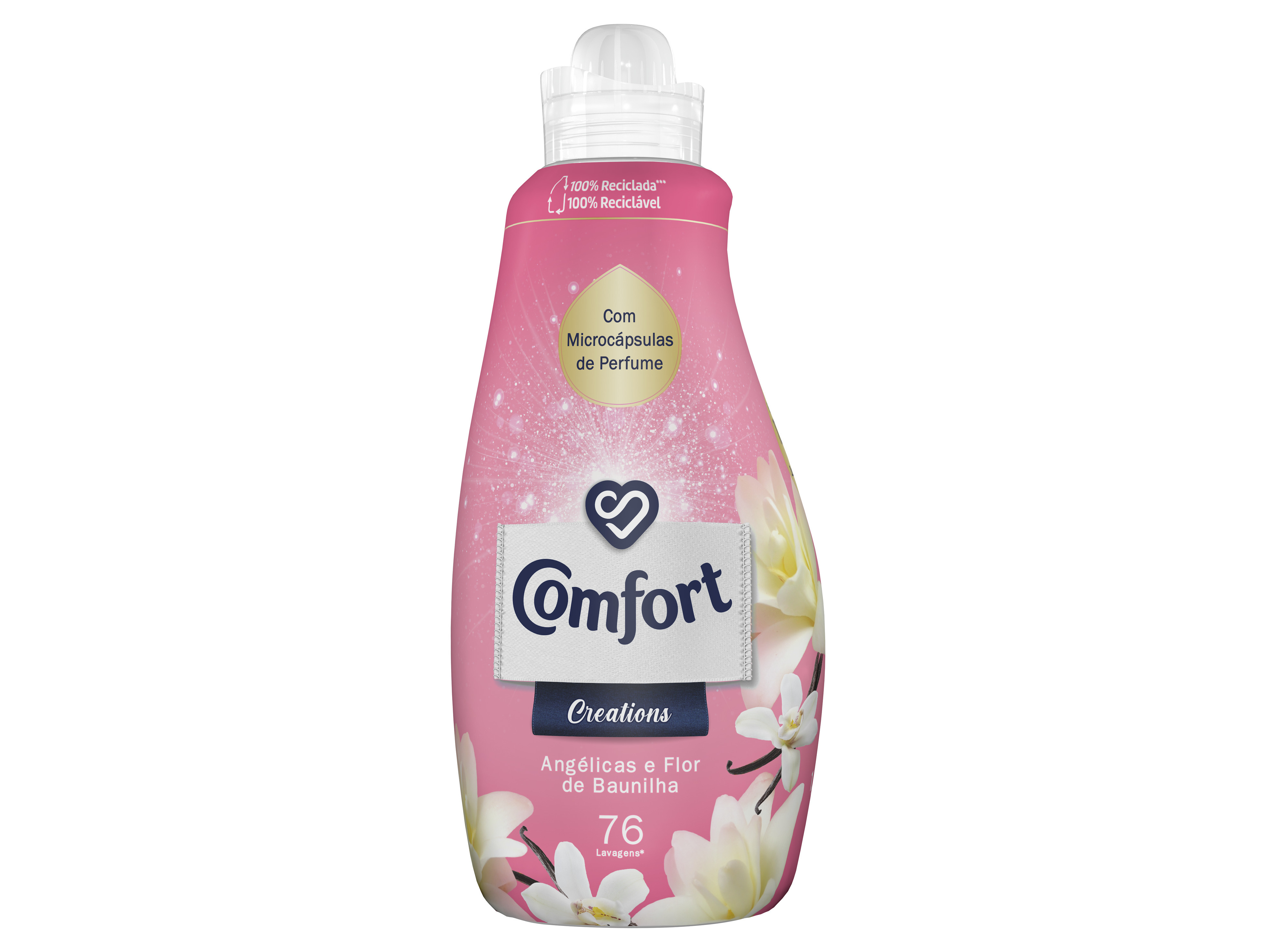 AMACIADOR CONCENTRADO COMFORT CREATIONS ANGÉLICAS E FLOR DE BAUNILHA 76 DOSES