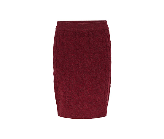 Strickrock, rot