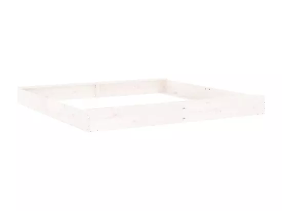 Bac à sable jeu bois blanche 200 x 200 x 20 cm 02_0041515