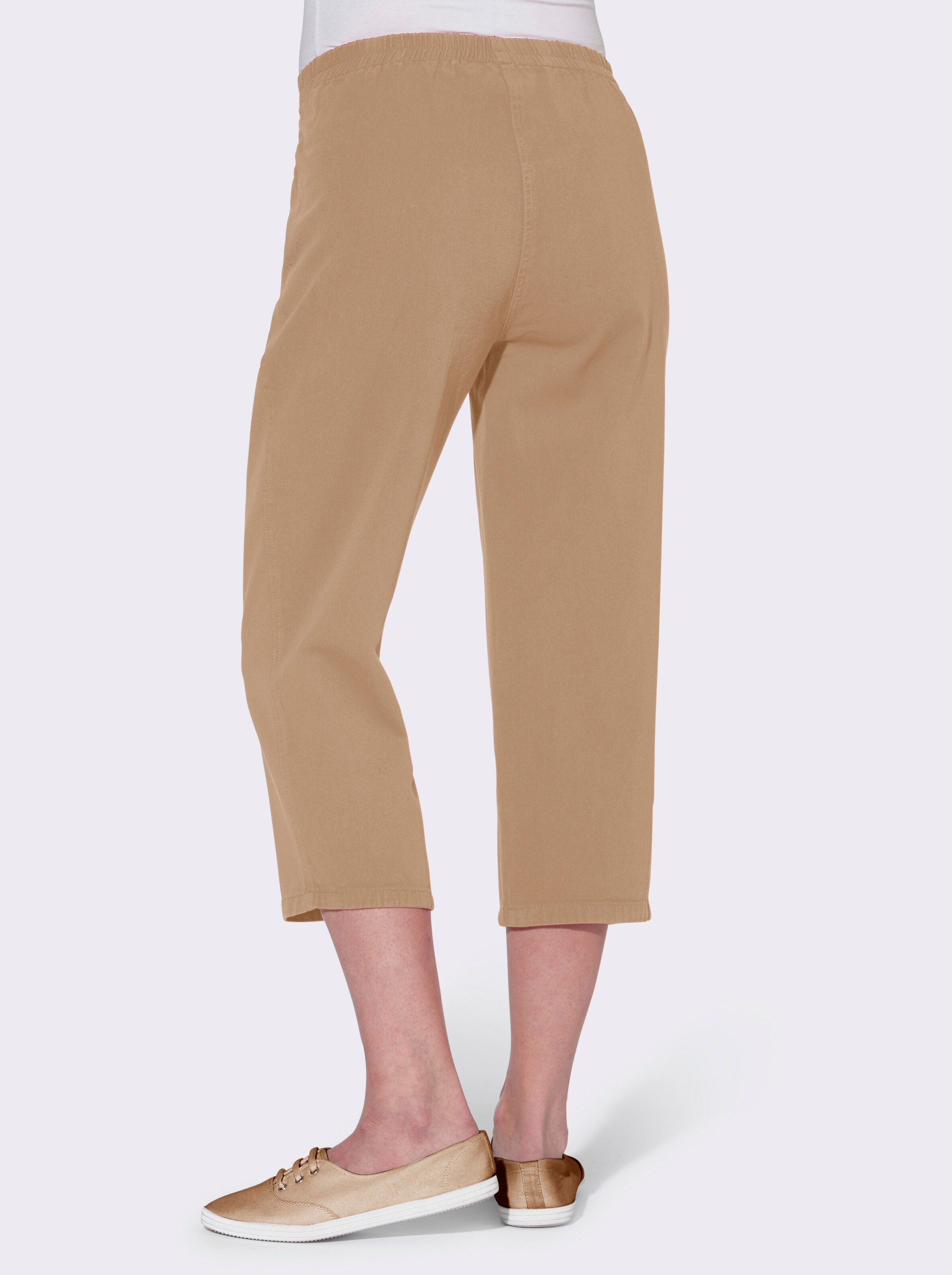 Caprihose aus reiner Baumwolle