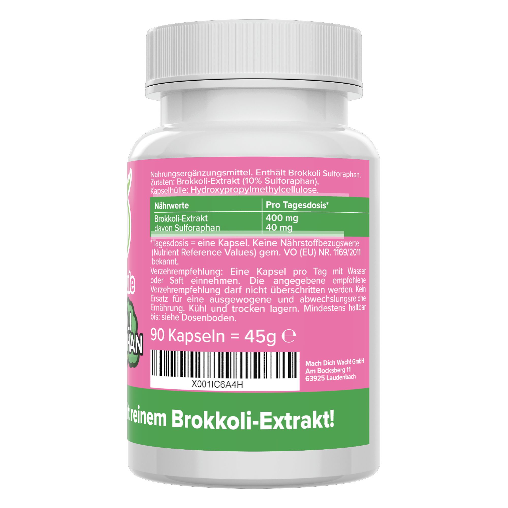 Brokkoli Sulforaphan Kapseln - Vitamineule®