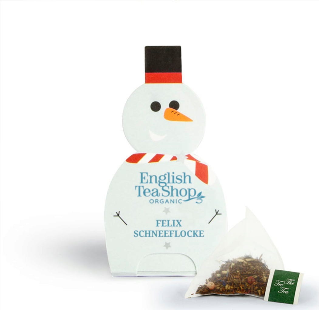 English Tea Shop  Bio Schneemann: Felix Schneeflocke, 1 Teebeutel (2 g)