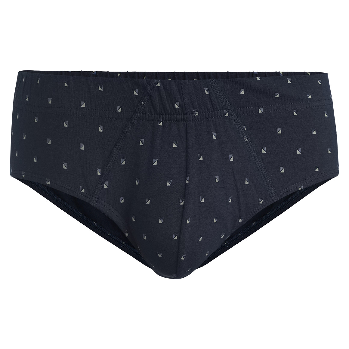 VanVaan Herren Slip mit Allover-Muster dunkelblau