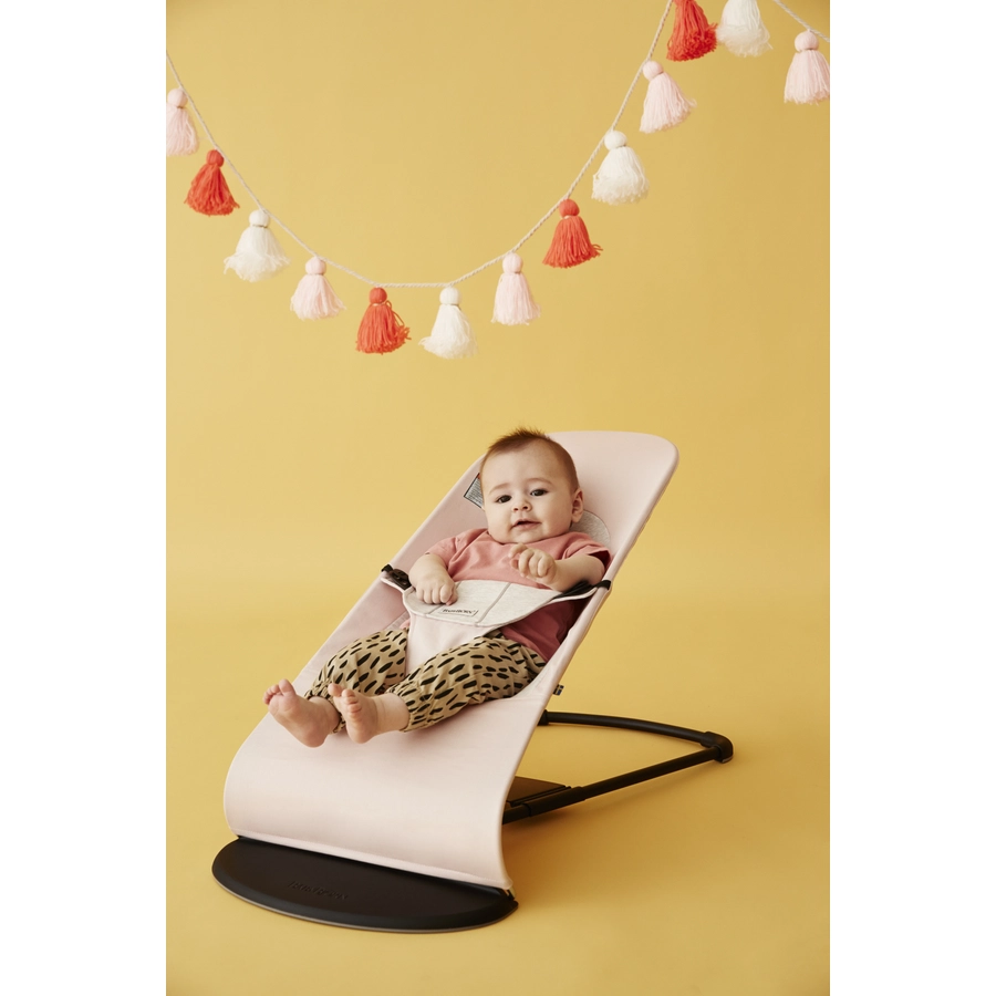 BABYBJÖRN Babywippe Bliss Perlmuttrosa Mesh