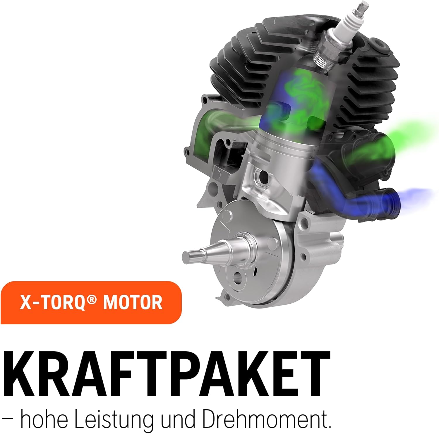 Husqvarna 130 Benzin-Kettensäge - 38 cc X-Torq® Motor, 35 cm Schiene und Kette, LowVib®, ideal für Gartenpflege und Brennholz