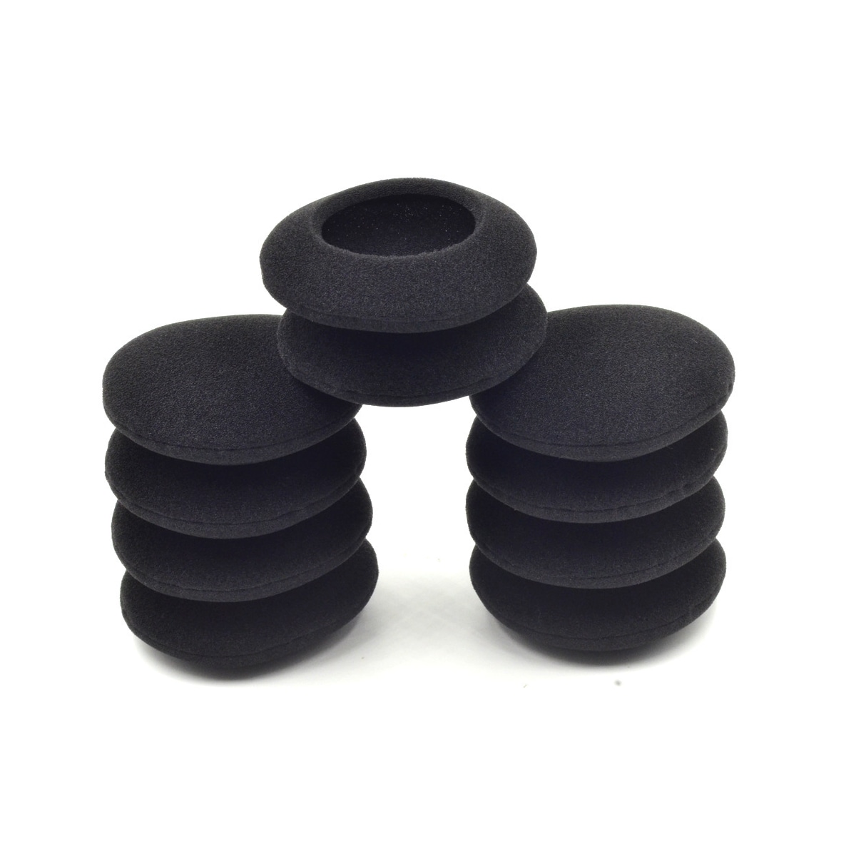 5 par øreputer for øretelefoner Sort 70mm
