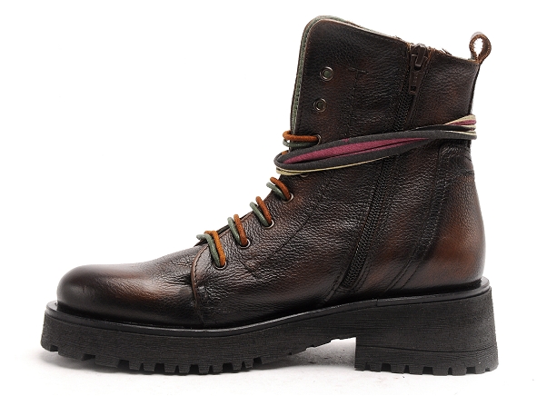 Felmini boots bottine plates femme d199 marron