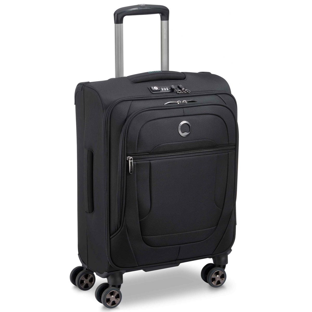 Delsey Valise cabine souple slim Delsey Helium DLX TSA 55cm