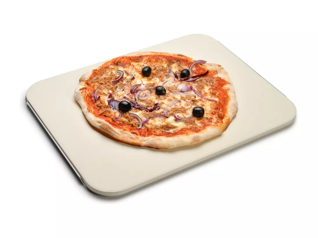 Pierre à pizza avec plateau à pizza accessoires de gril gril à charbon de bois four à gaz Codierit aluminium