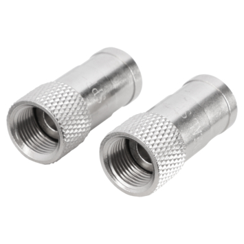 Q-Link coax F-wartel 7 mm kabelkeur 2 stuks