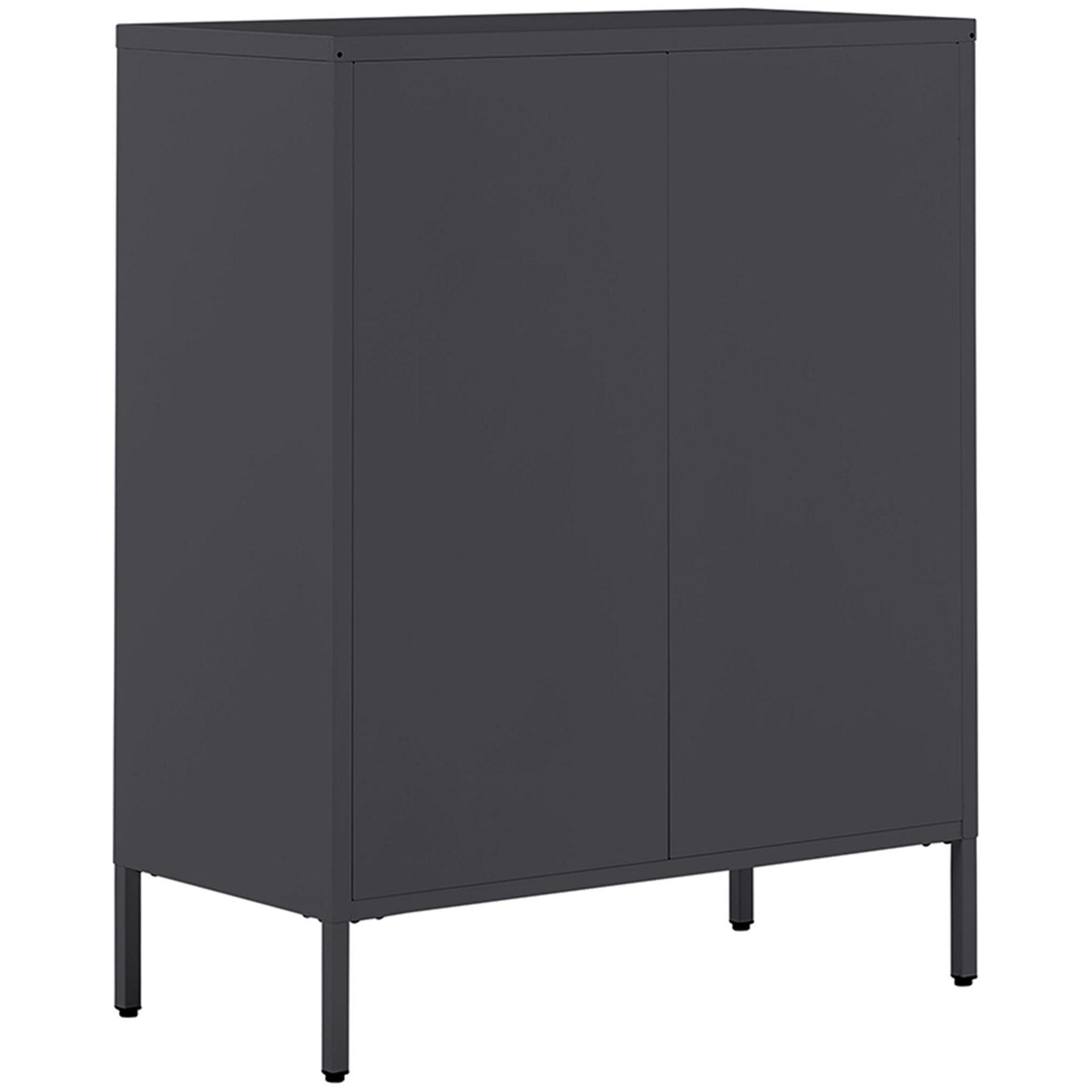 Beliani - MATANA - Commode - Zwart - Staal