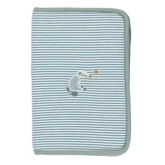 Félix et Léo Protège Carnet de santé   Bleu Poussière        de               Nattou