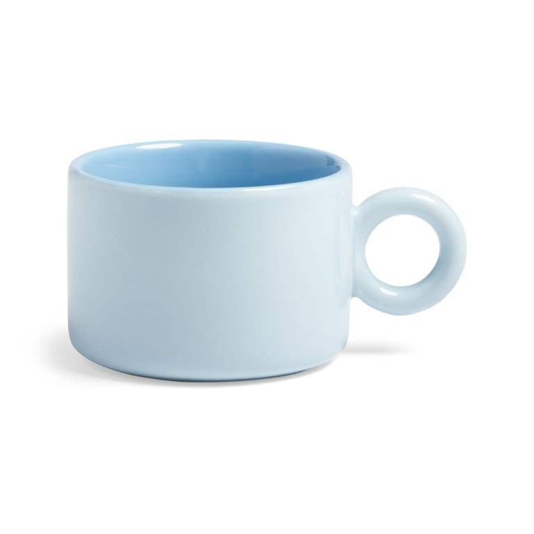 &klevering Chiquito koffie mok set van 2 blauw