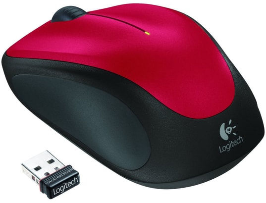 LOGITECH - Souris sans fil M235 Wireless Mouse rouge 910-002496