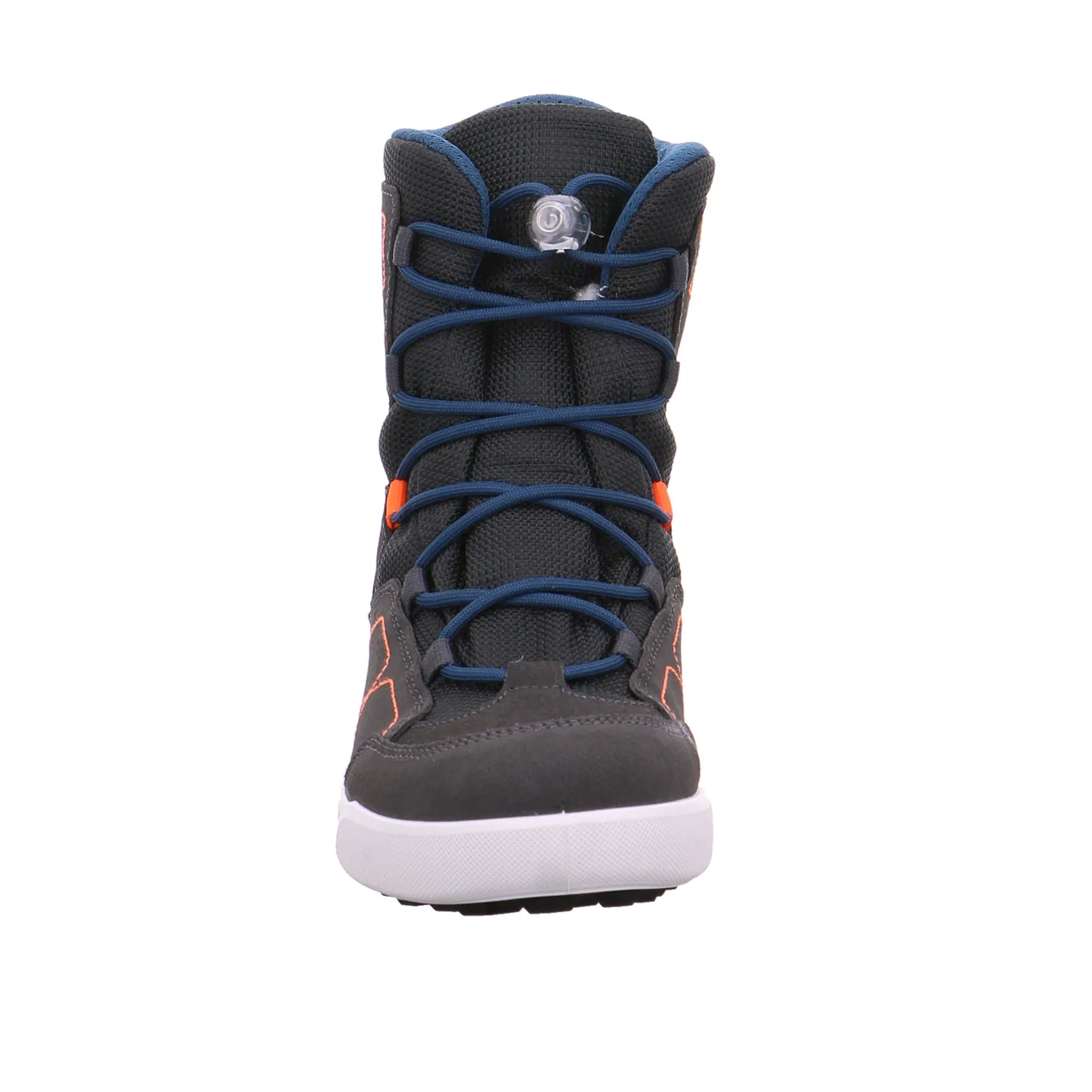 LOWA Jungen- Snowboot Membran Anthrazit Textil  Winterstiefel