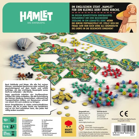 Asmodee Mighty Boards Hamlet: Das Dorfbauspiel