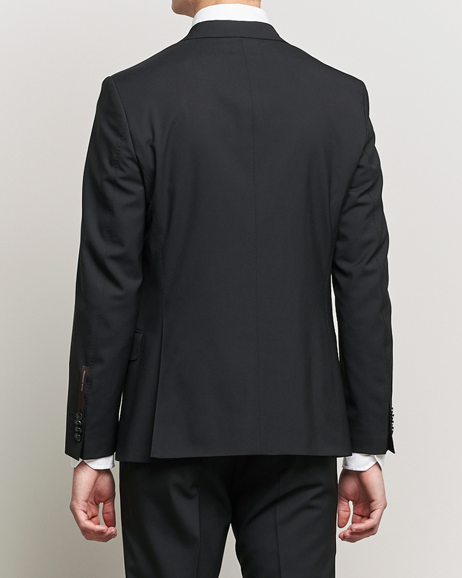 Oscar Jacobson Edmund Wool Suit Black