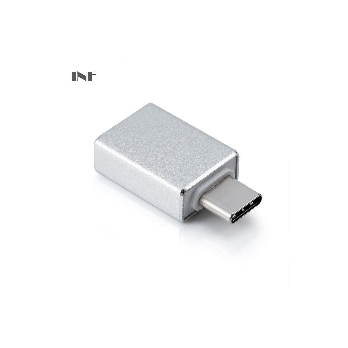 Superrask adapter USB C til USB 3.0 sølv