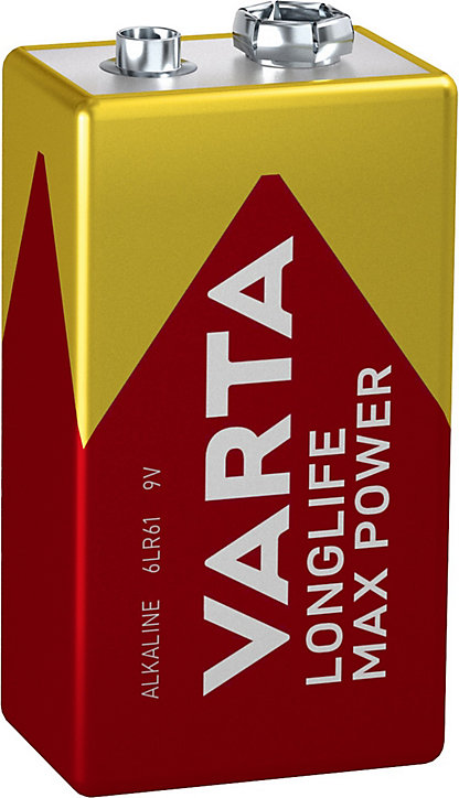 Pile alcaline 9V (PP3) Varta Long-life Max Power