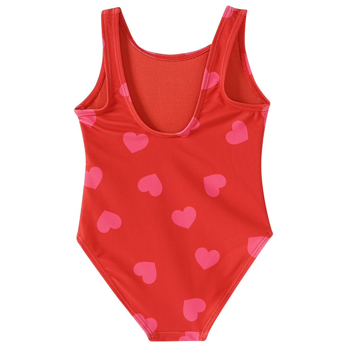 Famy Baby Badeanzug mit Herz-Allover rot