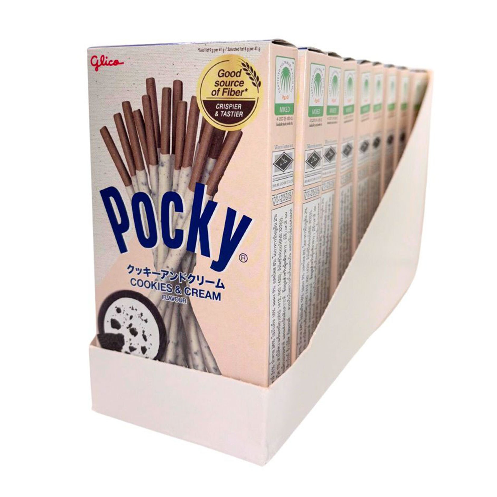Pocky Cookies and Cream 41 g, 10er Pack