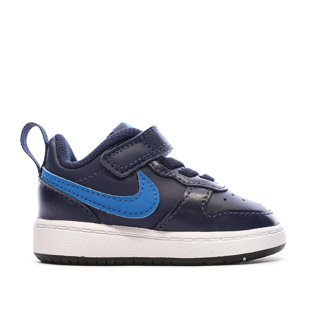 Nike Baskets Bleu Garçon Nike Court Borough Low 2