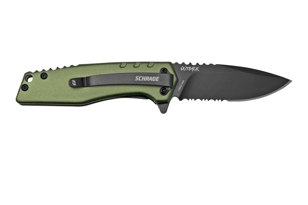 Schrade Outback Folder 1159312 OD-Green zakmes